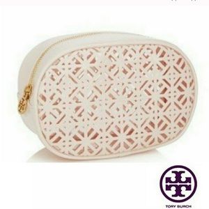 BN Tory Burch Blush Pink Patent Cosmetic Bag